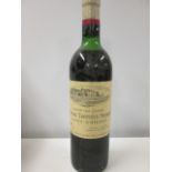 Vintage 1969, Bottle of Chateau Troplong Mondot Saint-Emilion, Grand Cru Classe Red Wine