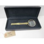 L'Objet 'Bamboo' Magnifying Glass in box