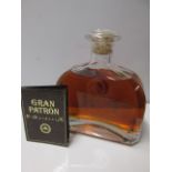 A Presentation Case Bottle of Gran Patron Burdeos Anejo Tequila, 100% De Agave, with Cork Screw &