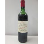 Vintage 1971, Bottle of Chateau Cissac Cru Bourgeois, Appellation Haut-Medoc Controlee Red Wine