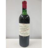 Vintage 1971, Bottle of Chateau Cissac Cru Bourgeois, Appellation Haut-Medoc Controlee Red Wine