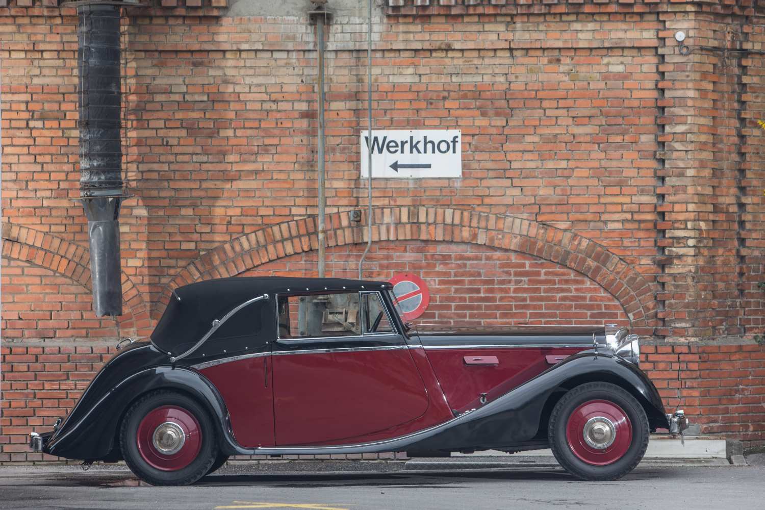 Bentley Derby 3.5 Liter DHC, Jg. 1934Chassis-Nummer: B97BL Motor-Nummer: W9BE - Einzigartigs - Image 2 of 14