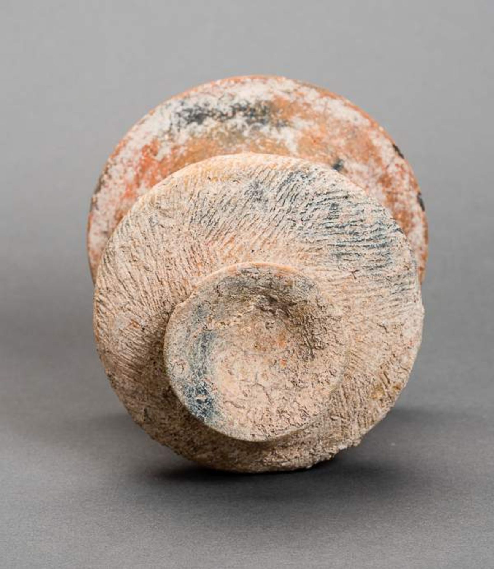 KELCHFÖRMIGES ARCHAISCHES GEFÄSS Bemalte Keramik. Ban Chiang, späte neolithische Zeit Schöne, - Image 7 of 7