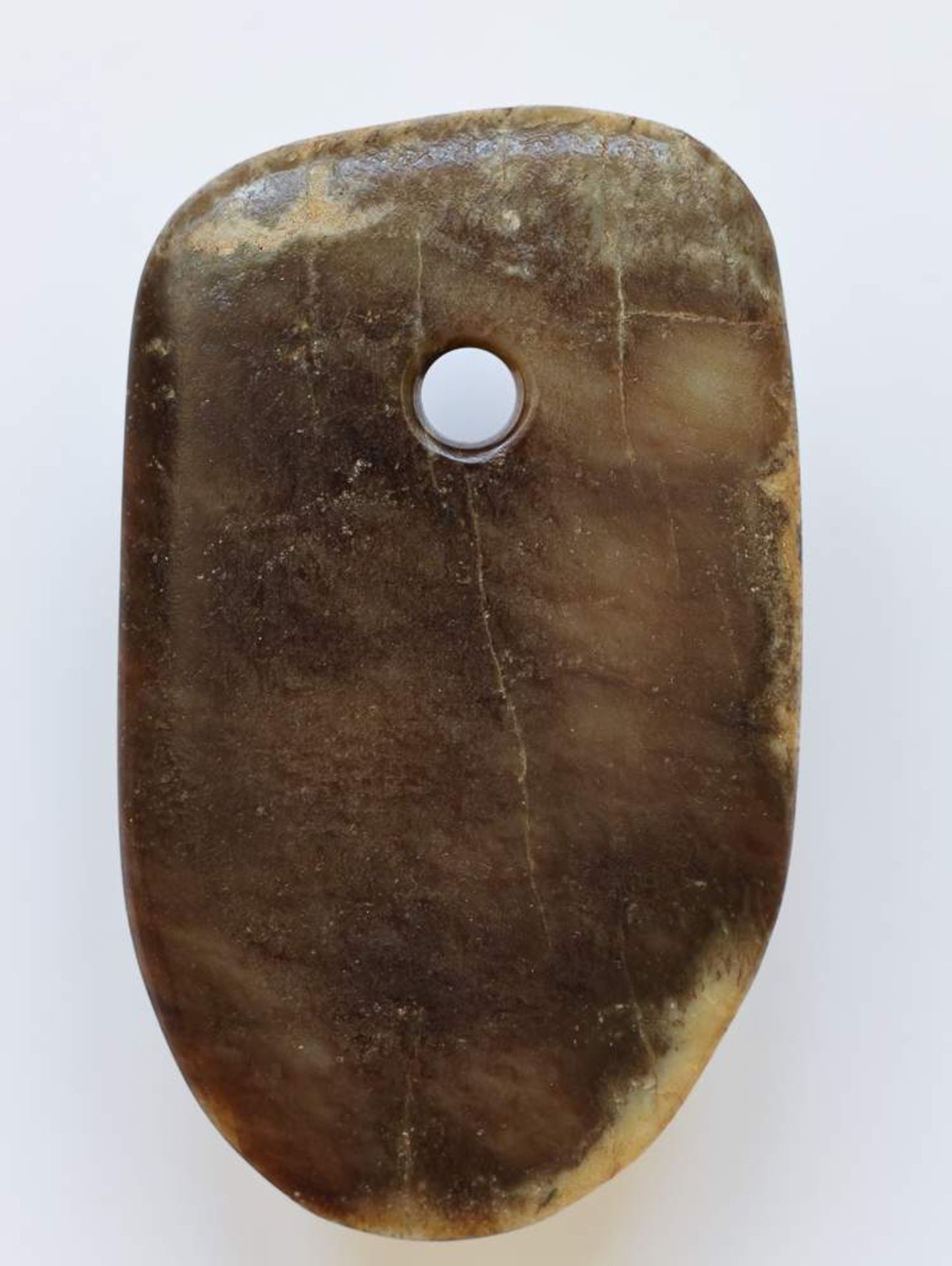 RITUELLES BEIL FUJade. China, sp. neolithische Zeit, möglw. Qijia-Kultur, ca. 2200 bis 1900