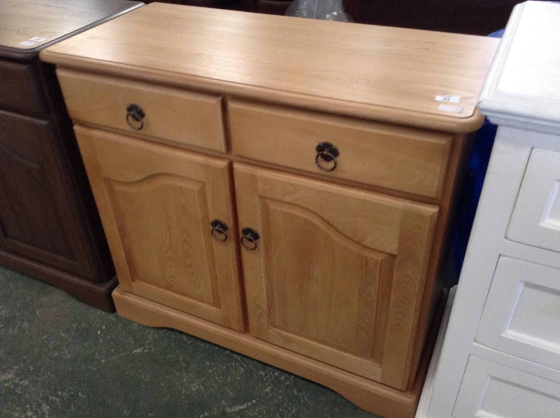 CHETSWORTH, HONEY COLOURED, ELM, 2 DOOR SIDEBOARD