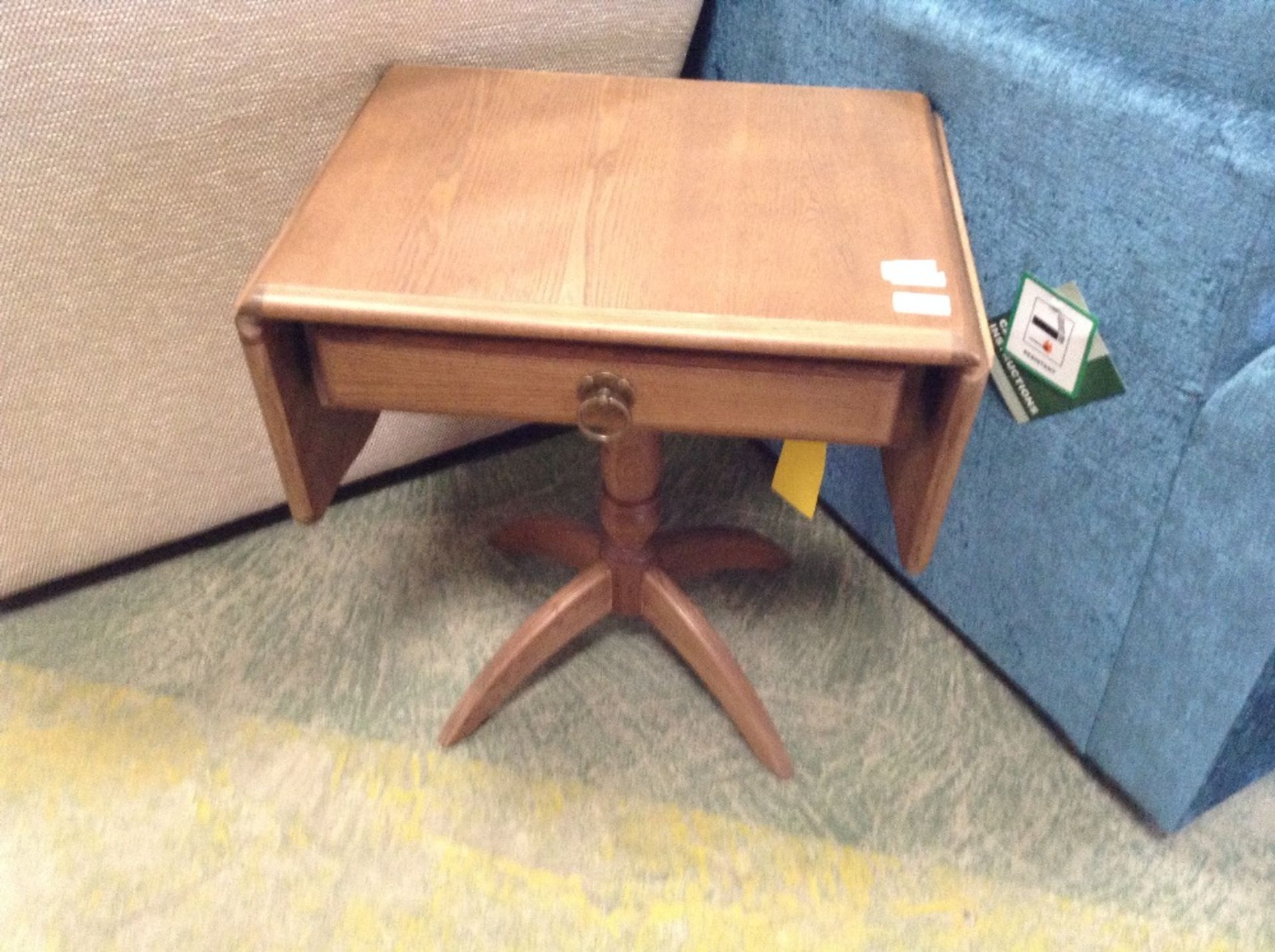 CHETSWORTH, MOCHA COLOURED, ELM, OCCASIONAL TABLE