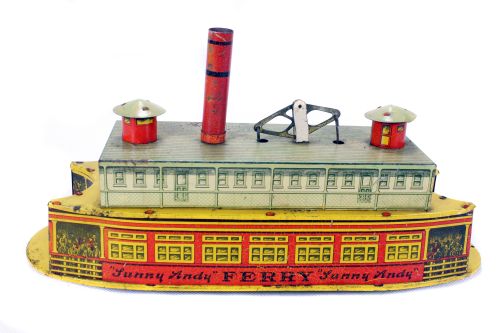 Tin Plate Toy Ferry - 'Sunny Andy' Ferry with Bell - 'Wolverine USA' - Circa. 1930s - some wear & - Image 2 of 2