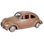 Tin Plate Toy Car - Japenese - 'VW Beetle' - Battery Operated - Circa. 1960s - Some wear & minor