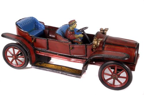 Tin Plate Toy Car - 'Gunterman Germany' - Clockwork 'Open Tourer' - Circa. 1910 - some wear minor - Image 2 of 2