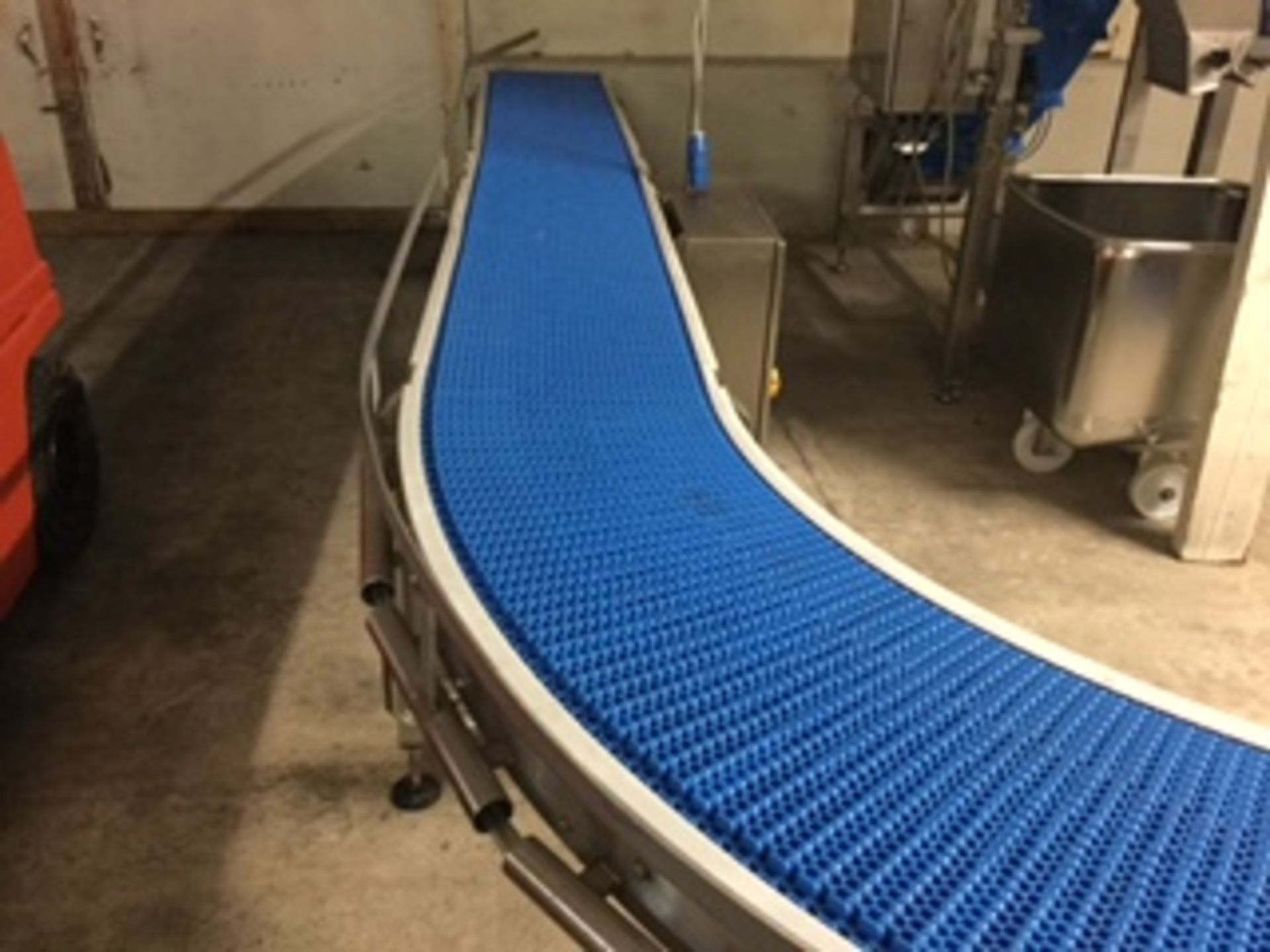 Blue Belt Intralox Bend conveyor
