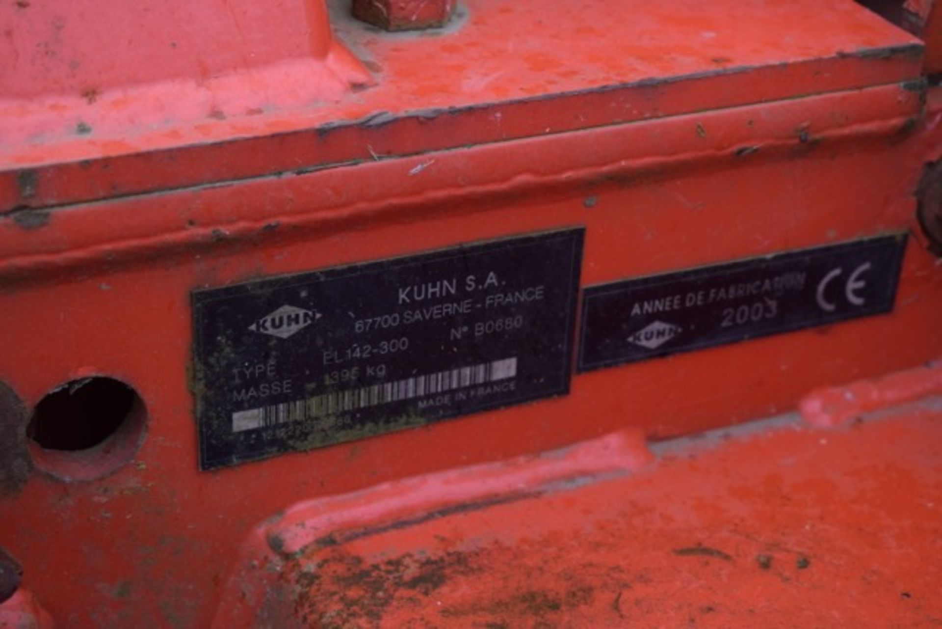 KUHN EL142 - 300 Rotivator - Image 4 of 4