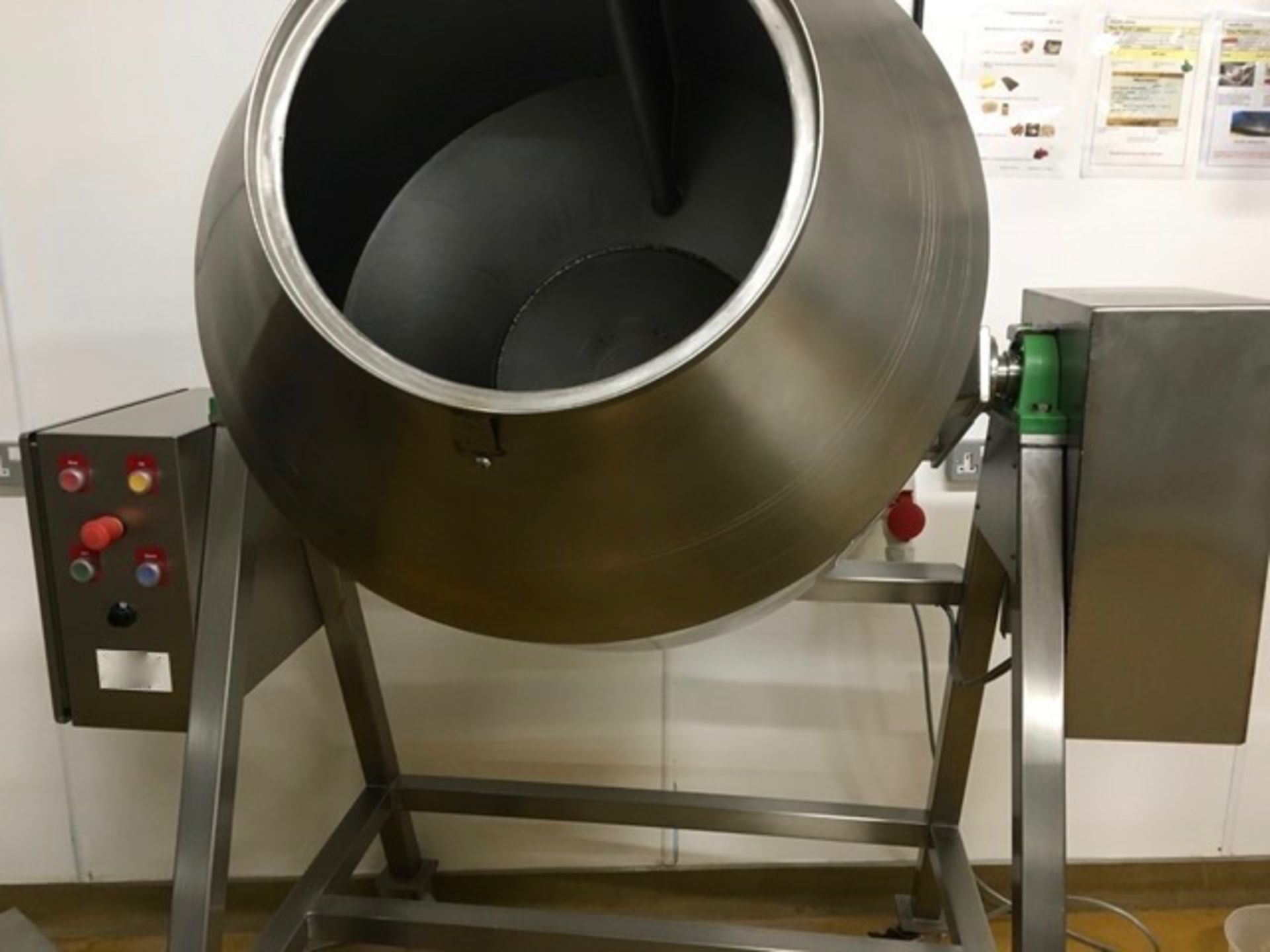 150 Litre Stainless Steel Drum Tumbler as new only used for trials - Image 2 of 7