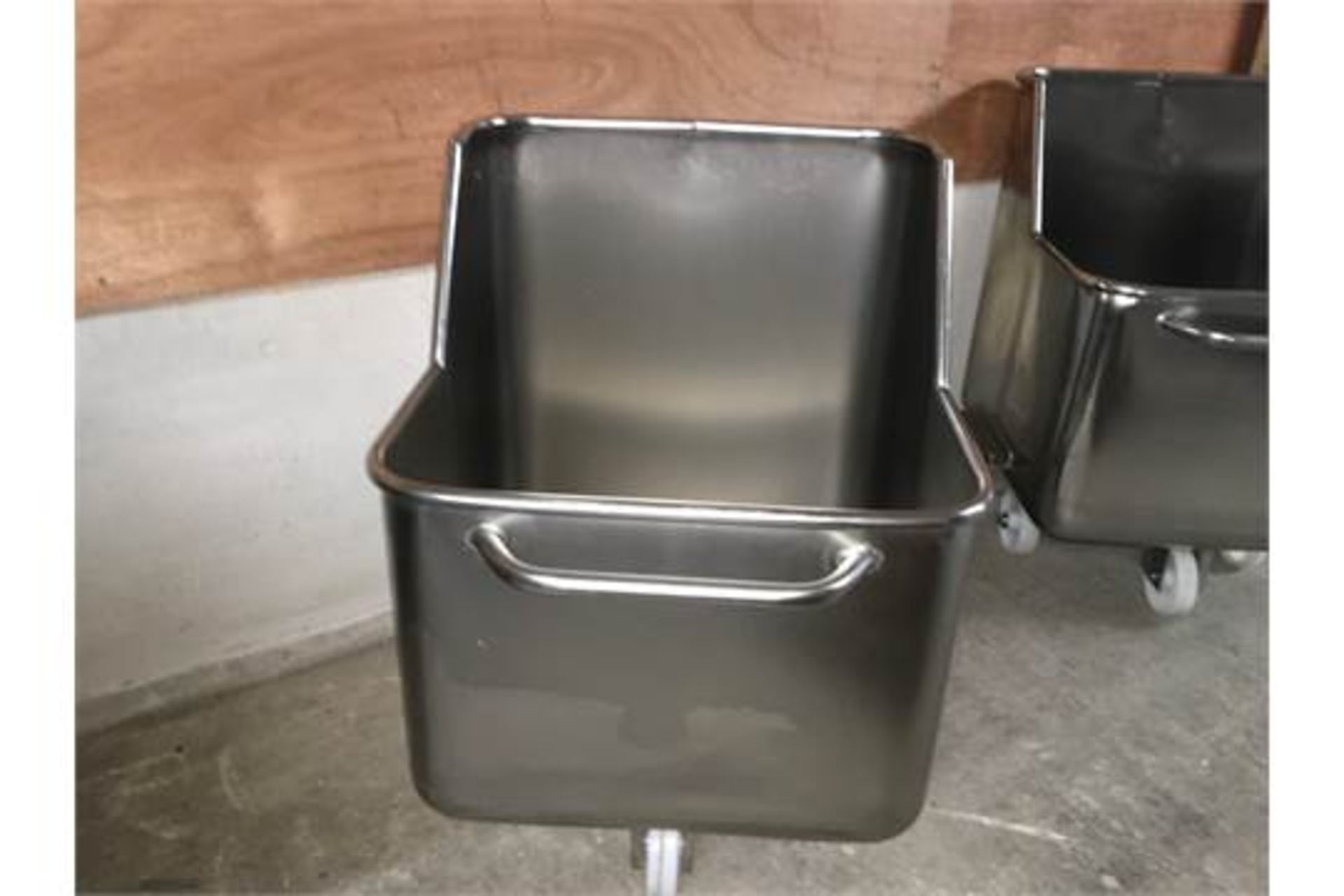 2 x 200 litre Tote Bins with Pouring Shute