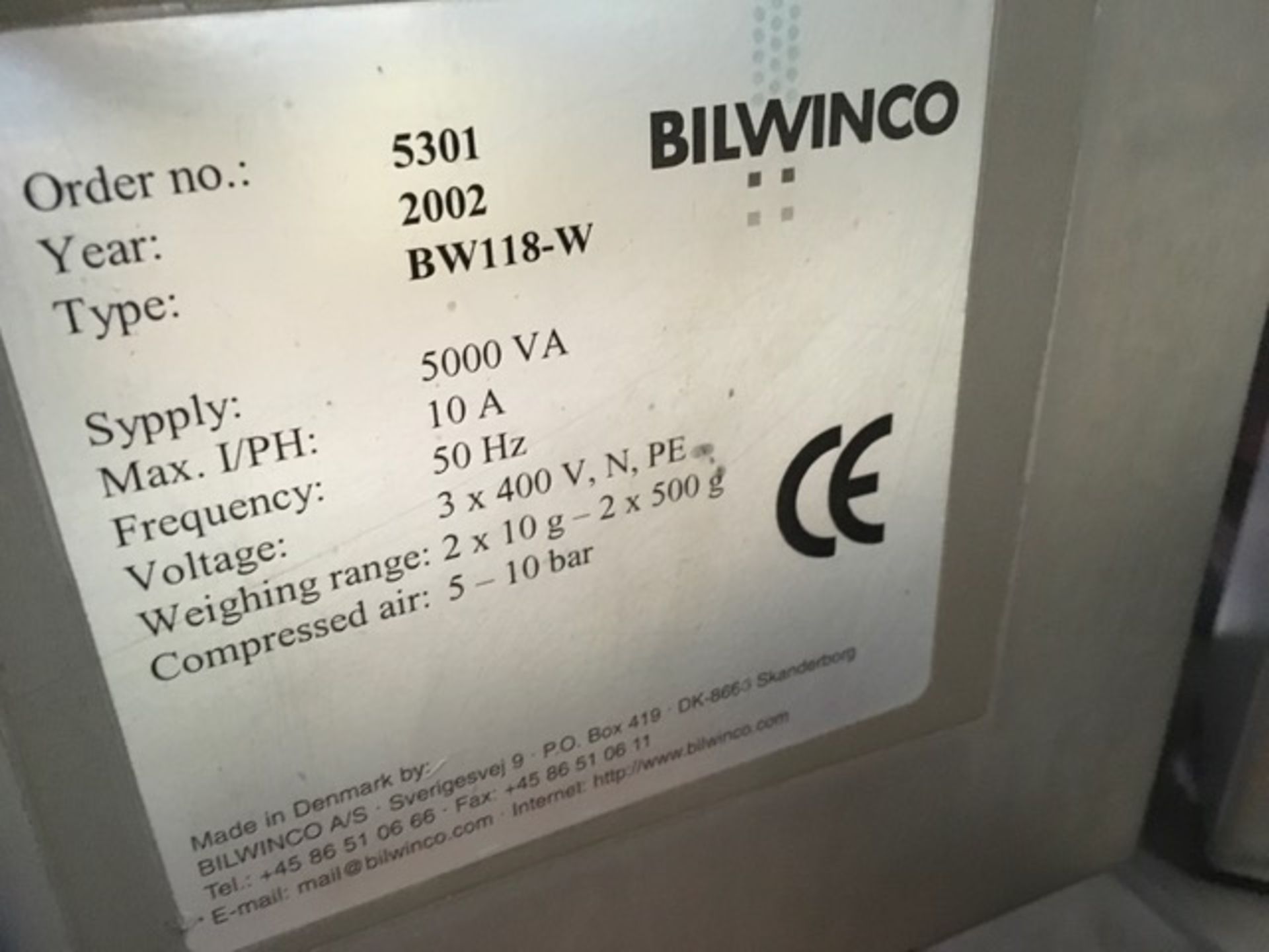 Bilwinco BW118-W Portable Multi-Head Weigher - Image 2 of 6