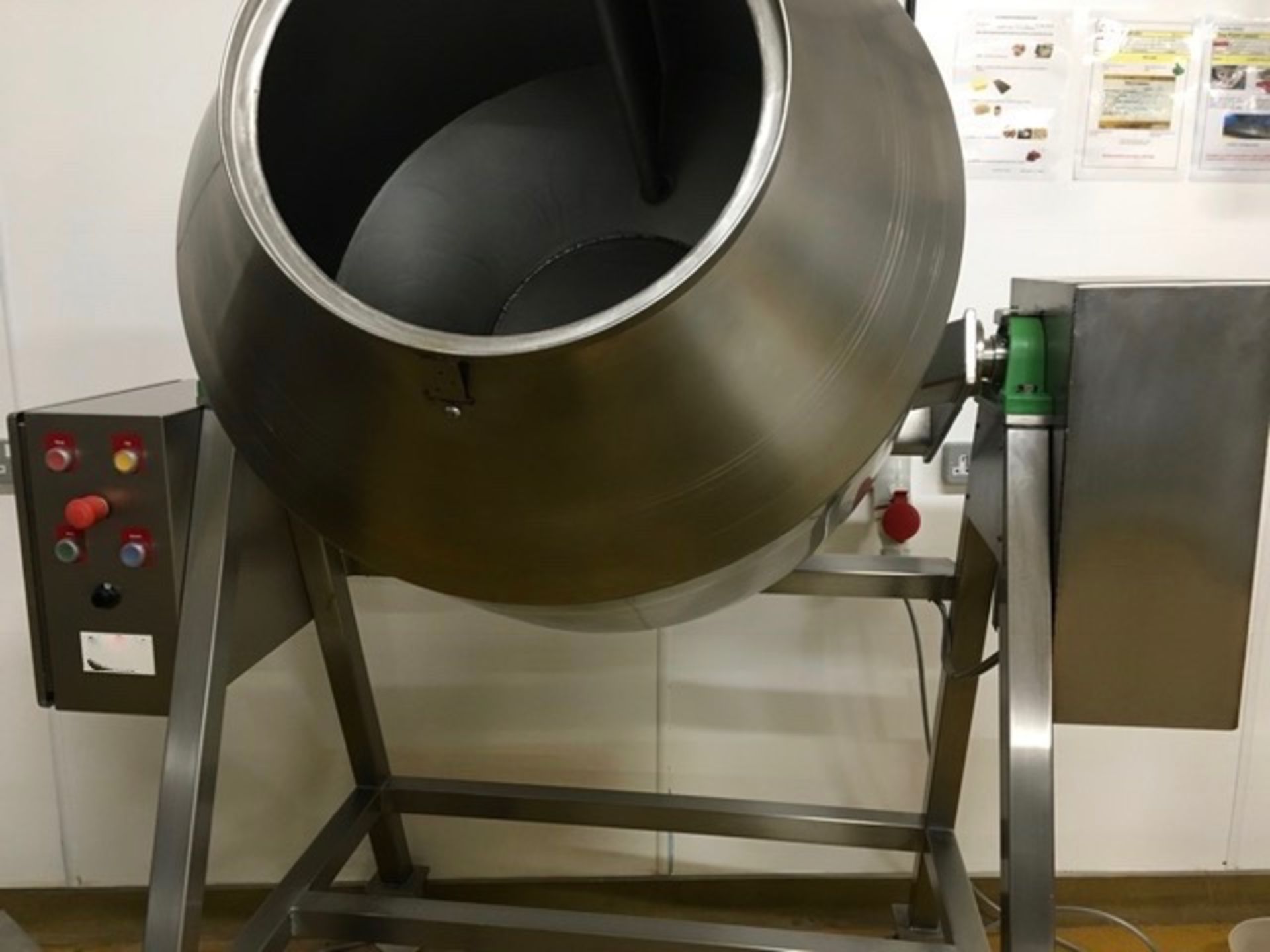 150 Litre Stainless Steel Drum Tumbler as new only used for trials - Image 5 of 7