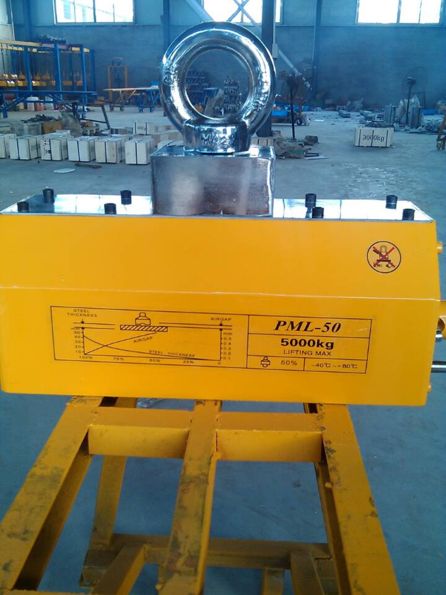 Mint Condition 10,000lbs Plate Lifting Magnet 5 ton unit for plate or pipe (shipping quote from LA /