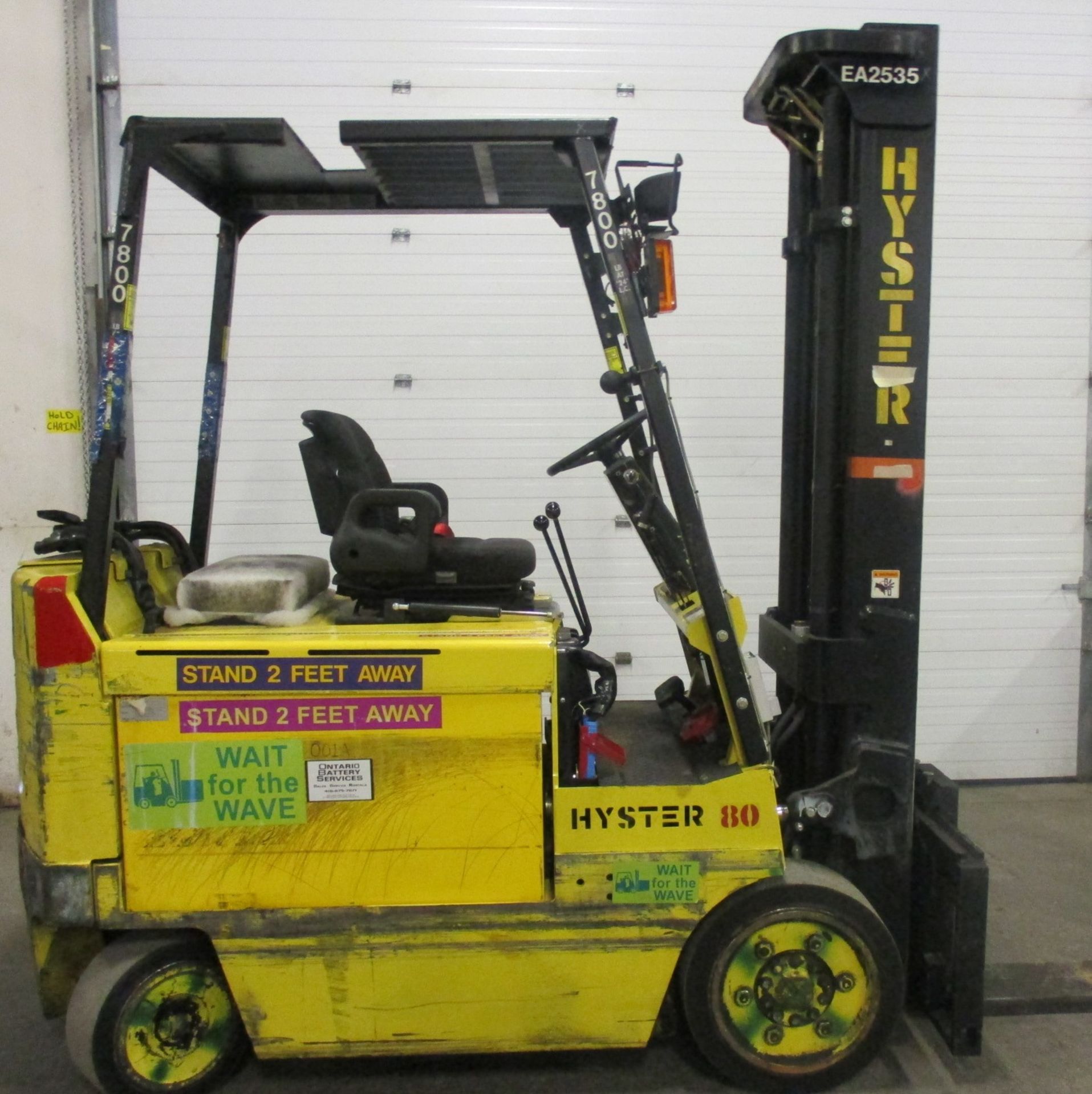Hyster Electric Forklift 8000lbs Capacity with sideshift and 48" forks - 2004 unit (shipping quote
