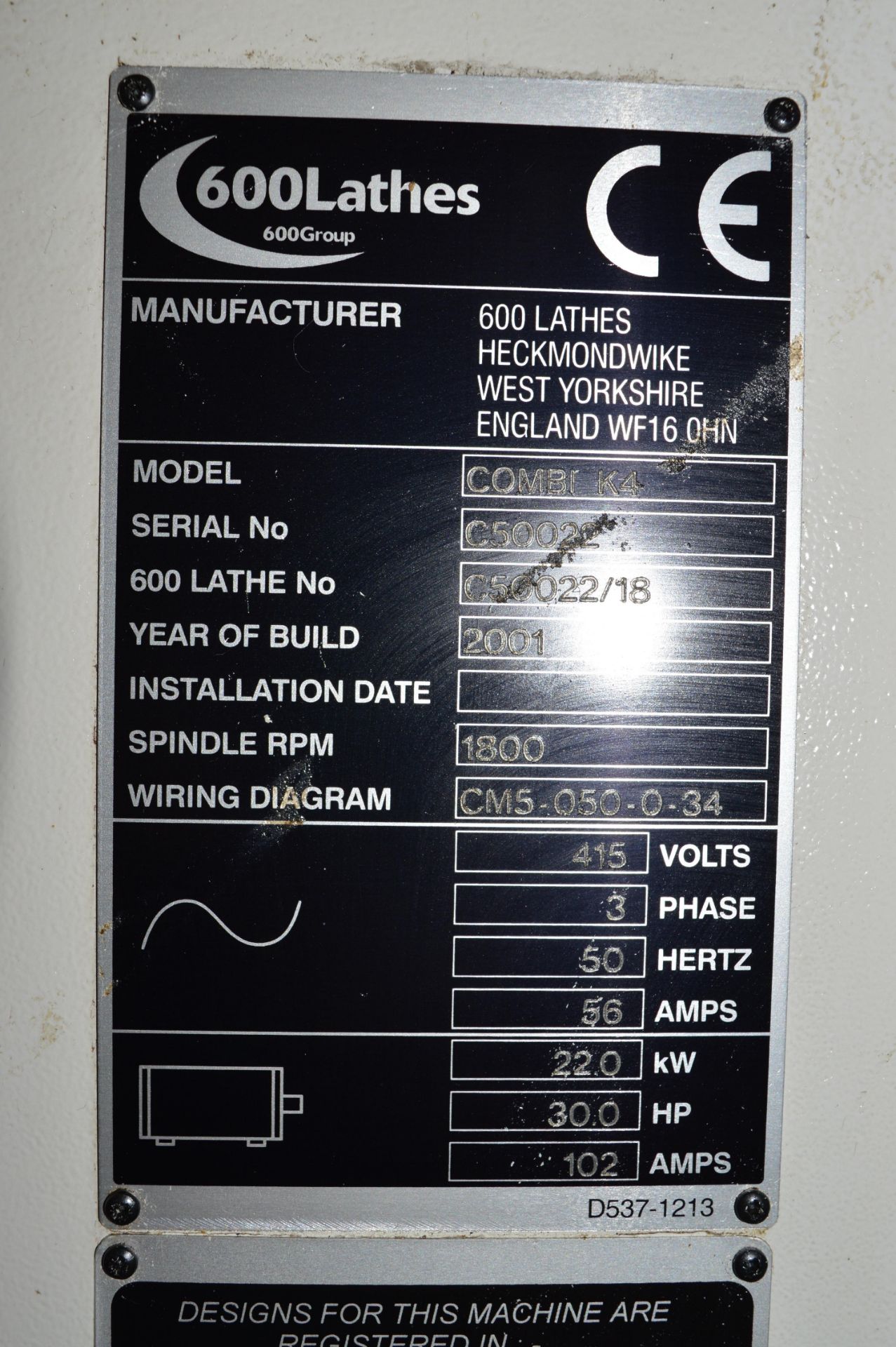 Colchester, Combi K4 600 Lathes, CNC Turning Centr - Bild 6 aus 6