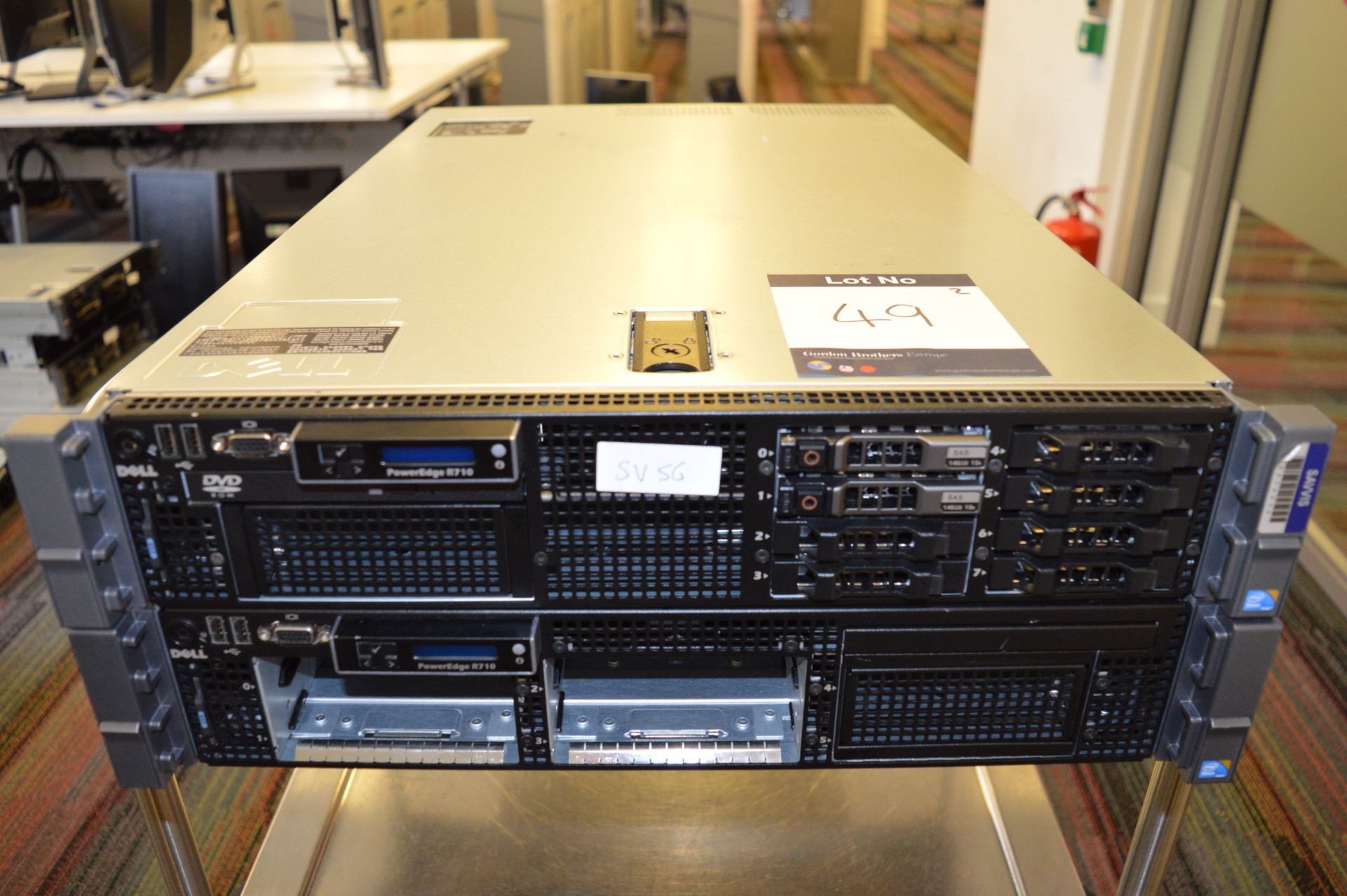 Dell Poweredge R710 no HDD Quad Core Xeon 5560 (working bu no hard drives or RAM) and Dell Poweredge