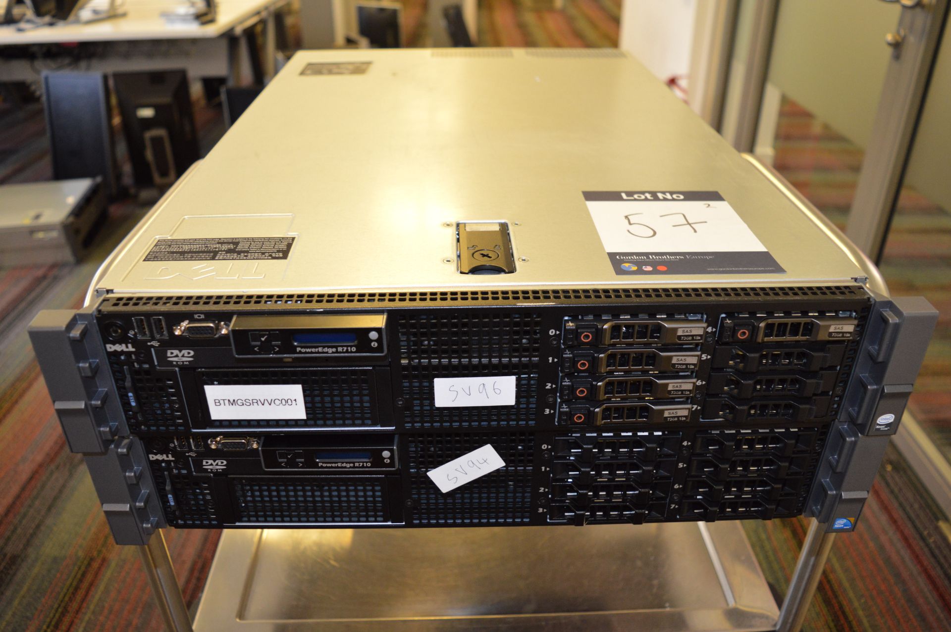 Dell Poweredge R710 no HDD, Quad Core Xeon 5560, 16GB