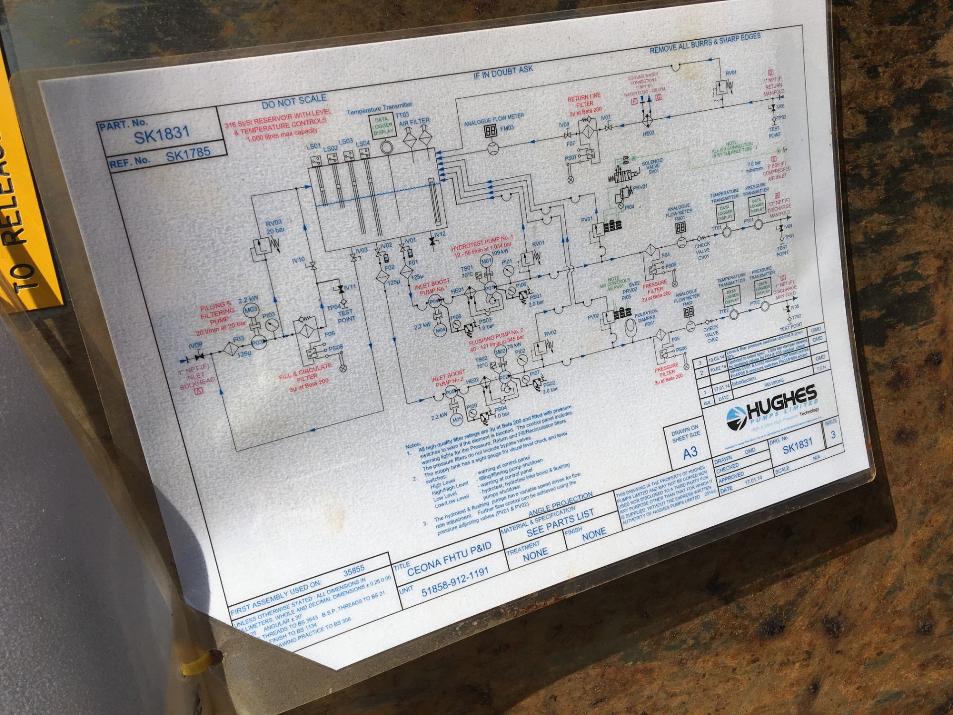 Hughes Pumps Limited pre-commissioning spread. Units nos 51858-911-1191, 51858-912-1191 (2014) - Bild 81 aus 104