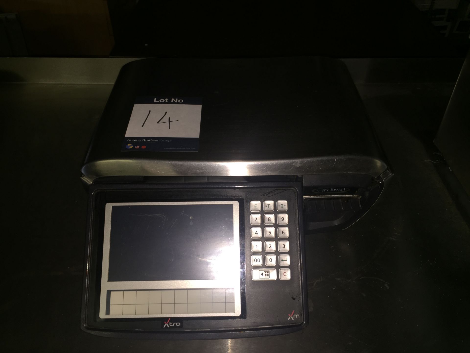 Avery Berkel XM100 touchscreen Epos scale