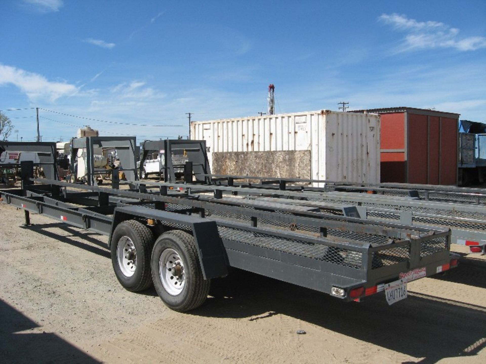 2007 Brock Tubular Trailer - Image 2 of 2