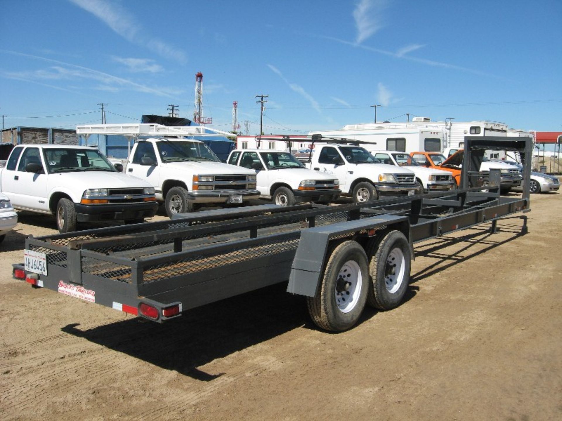 2007 Brock Tubular Trailer - Image 2 of 3