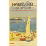 Railway Posters, Morecambe & Heysham, Wilson: A BR(M) double royal poster, MORECAMBE and HEYSHAM, by