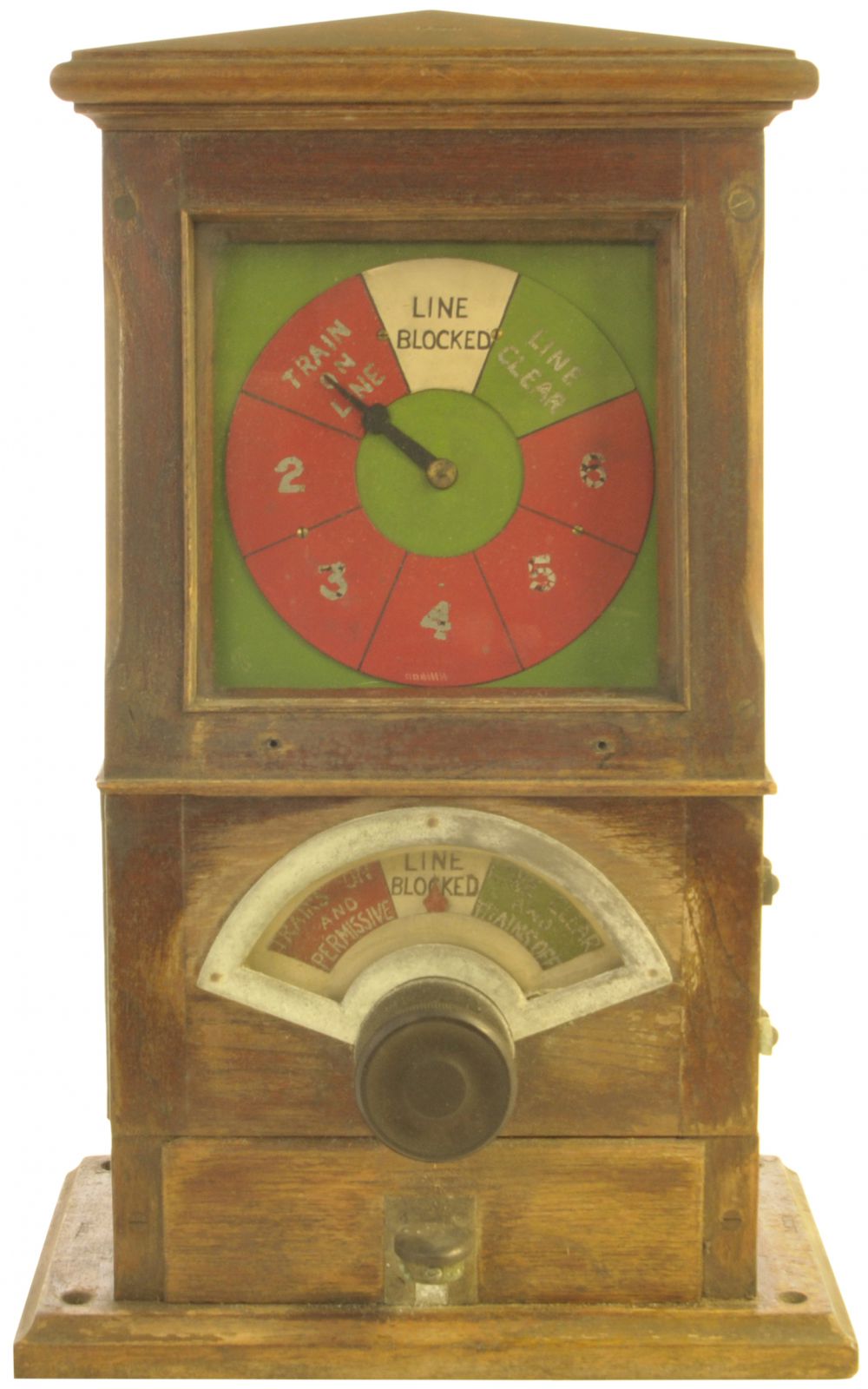 Railway Signal Box Instruments, L&YR Co-operative Permissive: A Lancashire & Yorkshire Railway Tyers