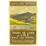 Railway Posters, Unfolding Britain, Wilkinson, LMS: A LMS double royal poster, UNFOLDING BRITAIN,
