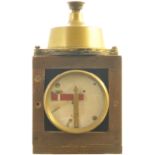 Railway Signal Box Instruments, GWR Repeater/Klaxon Plunger: A GWR signal box indicator comprising a