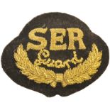 Railway Badges, South Eastern Rly, Jubilee Guard: A South Eastern Railway Guards cap badge, a