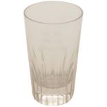 Glassware, SR Marine Whisky Tot: A Southern Railway Marine Department whisky glass, 4'' high, the