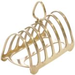 Silverware, SR Marine Toast Rack: A Southern Railway Marine Department silver plated toast rack by