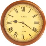 Railway Clocks and Watches, LNER 12'' Roundhead: An early 20th century LNER 12'' fusee roundhead