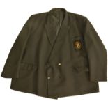 Uniform, Royal Train Jacket: A Royal Train attendant's jacket with gilt wire and felt badge