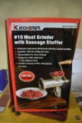 Meat grinder with sausage stuffer New & unused