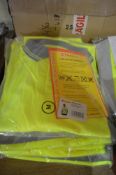 7 - Hi-Viz yellow polo shirts size M New & unused