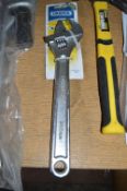 Draper 300mm adjustable wrench New & unused