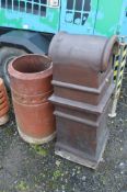 2 - clay chimney pots
**No VAT on hammer price but VAT will be charged on the Buyers Premium**