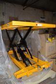 500 kg hydraulic motorcycle table lift New & unused