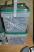 2 - 2.5 kg tubs of 125mm x 5.6mm round wire nails New & unused