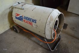 Andrews 110v gas fired space heater 181464