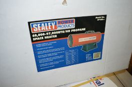 Sealey LP100 240v propane space heater New & unused