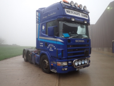 Scania 164-580 6x2 Top Liner Top Line Mid Lift Tractor Unit 
Registration Number: T90 MET (Not