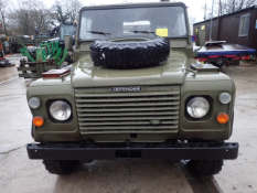 Landrover Defender 110 left hand drive
 
VIN: 468351 
 
Recorded k/m's: 27,163 -
 
c/w MOD