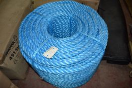 220 metres of 20mm of blue rope New & unused