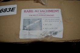 30 inch rake attachment New & unused