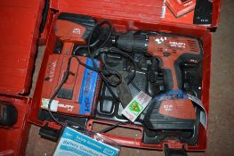 Hilti SF161-A cordless drill c/w charger, 2 batteries & carry case BOH124H